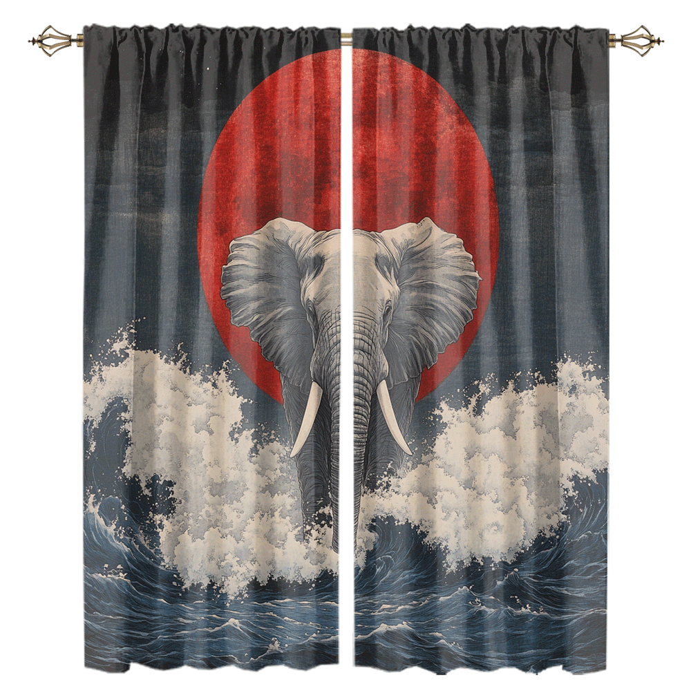 Rustic-Japanese-Style-Elephant-Watercolor-Wildlife-Elephant-Japan-Great-Wave-Red-Sun-CGCL-1-6-6d53644515fef3ed12a657aed2a79bd9