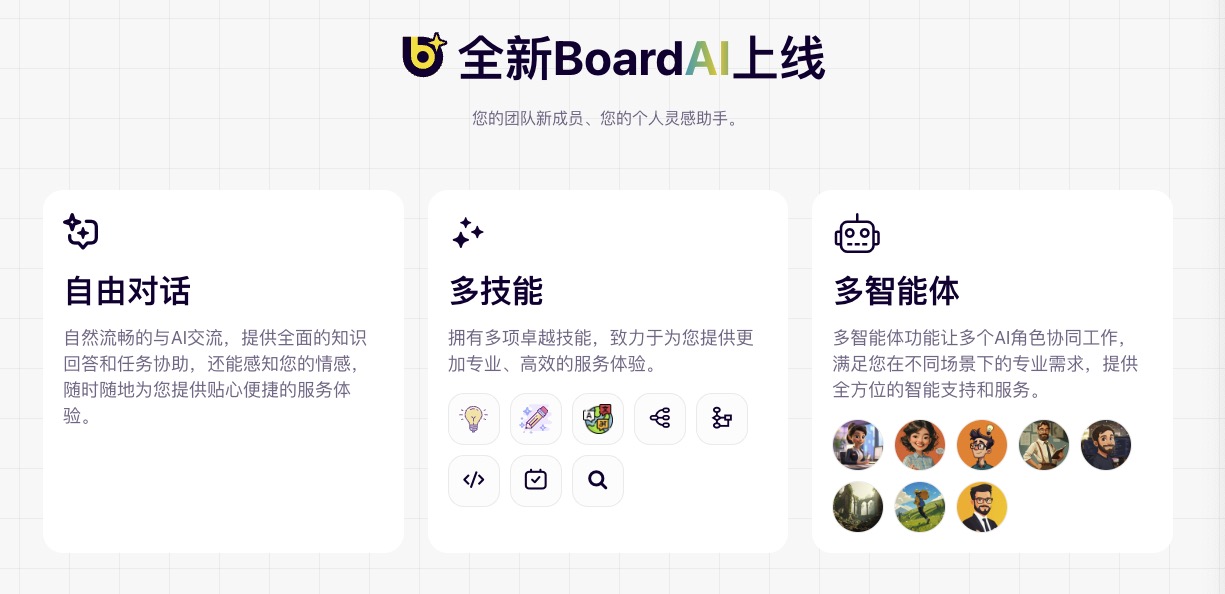 新上线了一款 AI 产品：BoardAI
