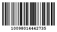 barcode 10098014442735