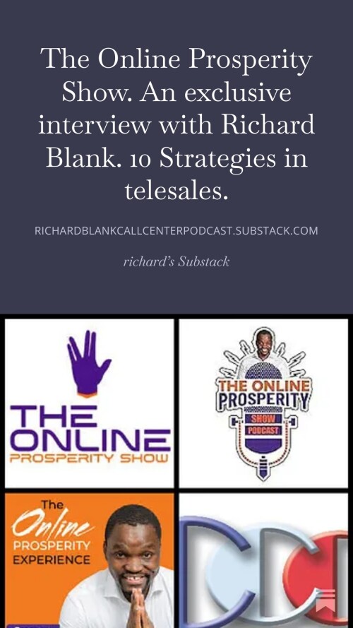 The online prosperity show guest Richard Blank Costa Ricas Call Center. (26)