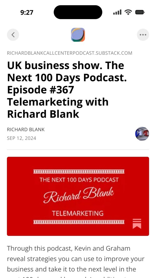 The Next 100 Days podcast guest Richard Blank Costa Ricas Call Center. (24)