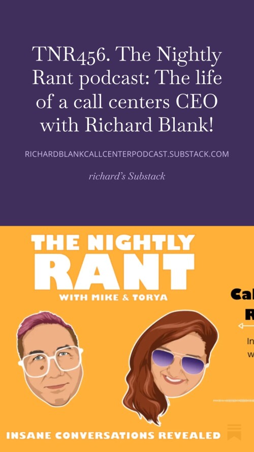 The Nightly Rant podcast guest Richard Blank Costa Ricas Call Center