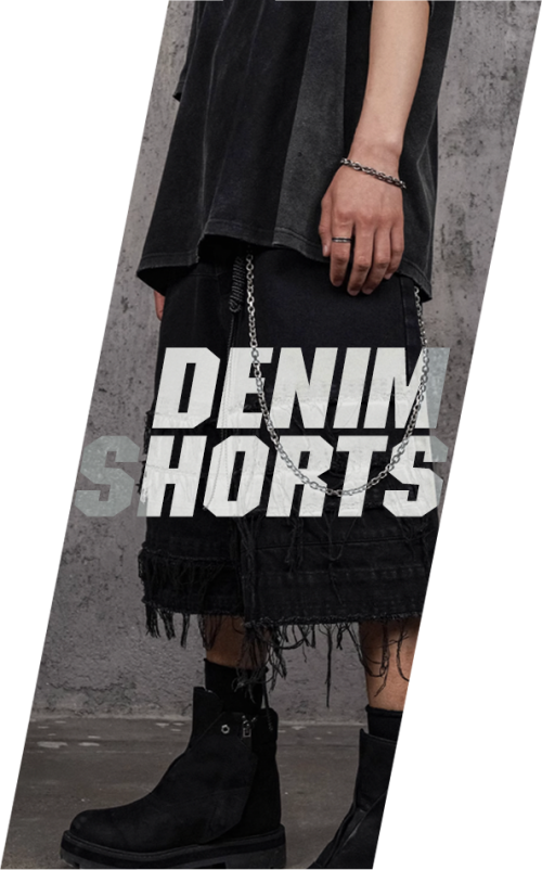 denim shorts 亮灯图