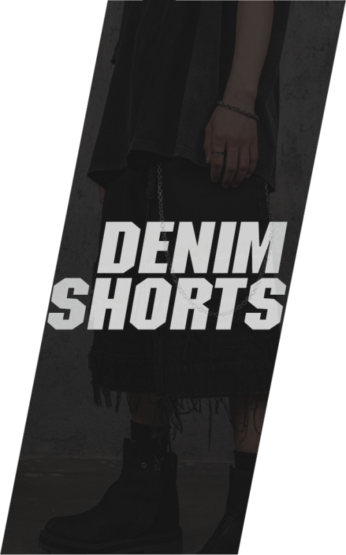 denim shorts 透明暗图