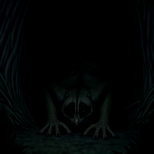 00162 1751622340 dark forest,realistic,a distorted black shadow,night, lora spiderweb 0.5 ,spider we