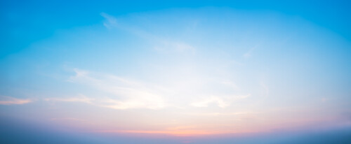 The softness cloud on sky in sunset time