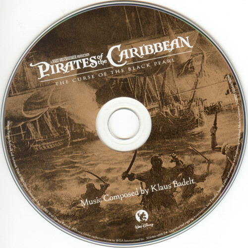 Pirates of the Caribbean (Soundtrack) CD