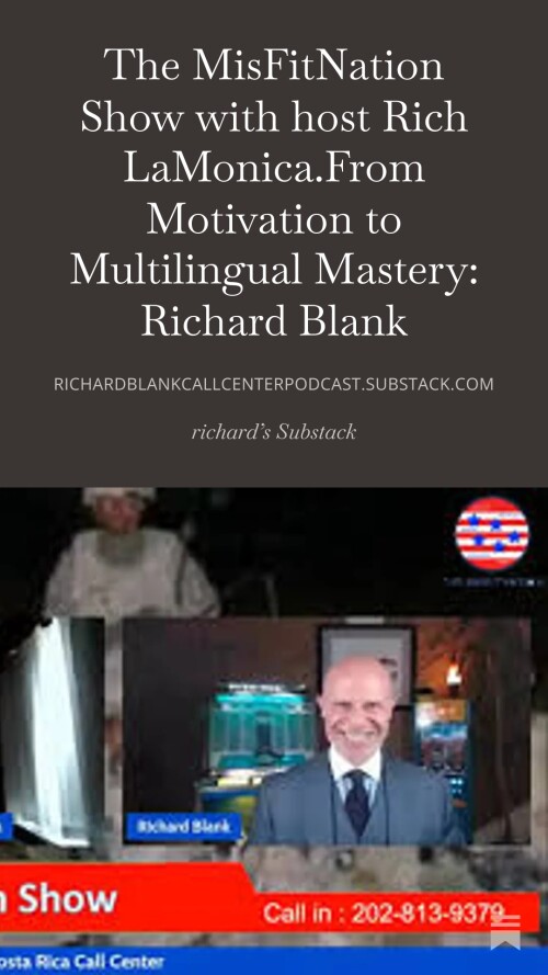 The Misfit Nation show guest expert Richard Blank Costa Ricas Call Center. (2)