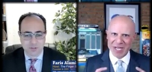 The Finjan Show hosted by Faris Alami guest Richard Blank Costa Ricas Call center. trainer