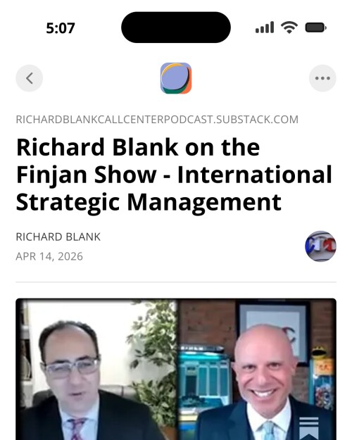 The Finjan Show hosted by Faris Alami guest Richard Blank Costa Ricas Call center.expert.sales pro