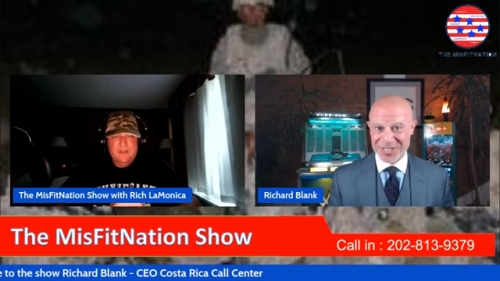 The Misfit Nation show guest expert Richard Blank Costa Ricas Call Center telemarketing