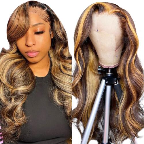 16 Inch 13x4 Ombre Lace Front Wig Human Hair 01 16 Inch 13x4 Ombre Lace Front Wig Human Hair 01
