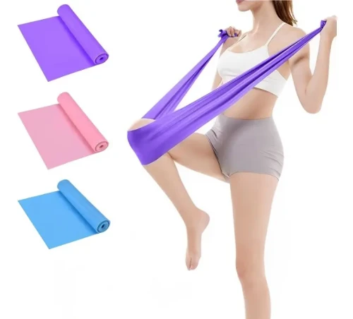 3pc 瑜伽健身阻力带（紫粉蓝）