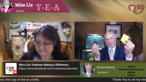 Teatime with Miss Liz podcast guest Richard Blank Costa Rica's Call Center. (8)