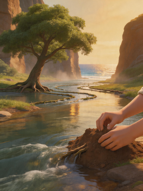 jimeng 2026 04 22 7224 Fusion style of Ghibli Studio Ghibli he...