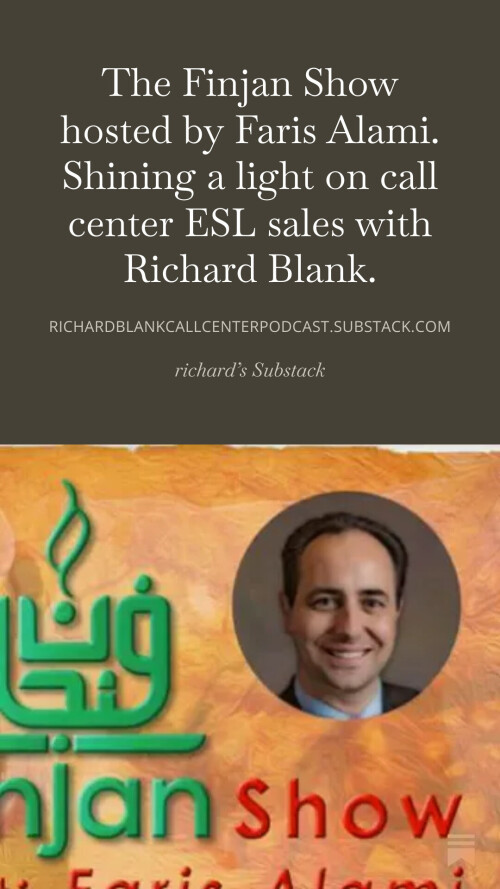 The finjan show guest Richard Blank Costa Ricas Call center tips.