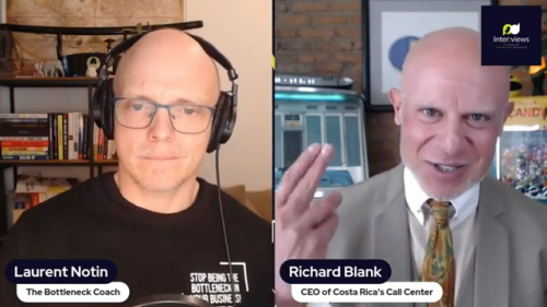Cracking The Entrepreneur Bottleneck podcas guest CEO Richard Blank Costa Ricas Call Center. (2)