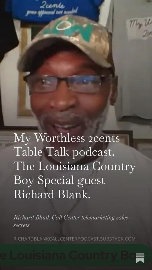 My Worthless 2cents Table Podcast guest Richard Blank Costa Ricas Call Center. (2)
