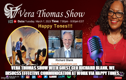 Vera Thomas Show BPO guest Richard Blank Costa Ricas Call Center