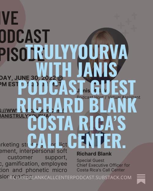 TYVA PODCAST GUEST Richard Blank COSTA RICA'S CALL CENTER. (8)