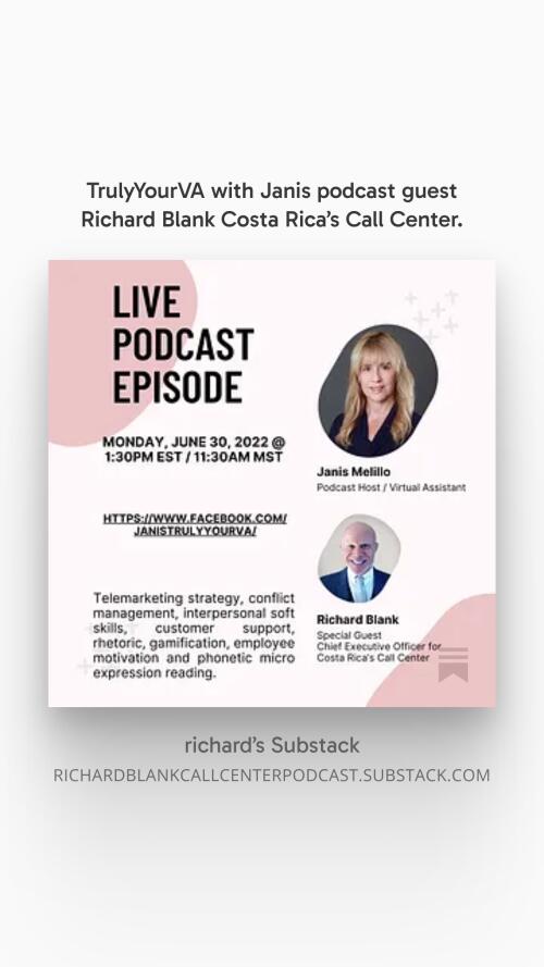 TYVA PODCAST GUEST Richard Blank COSTA RICA'S CALL CENTER. (4)