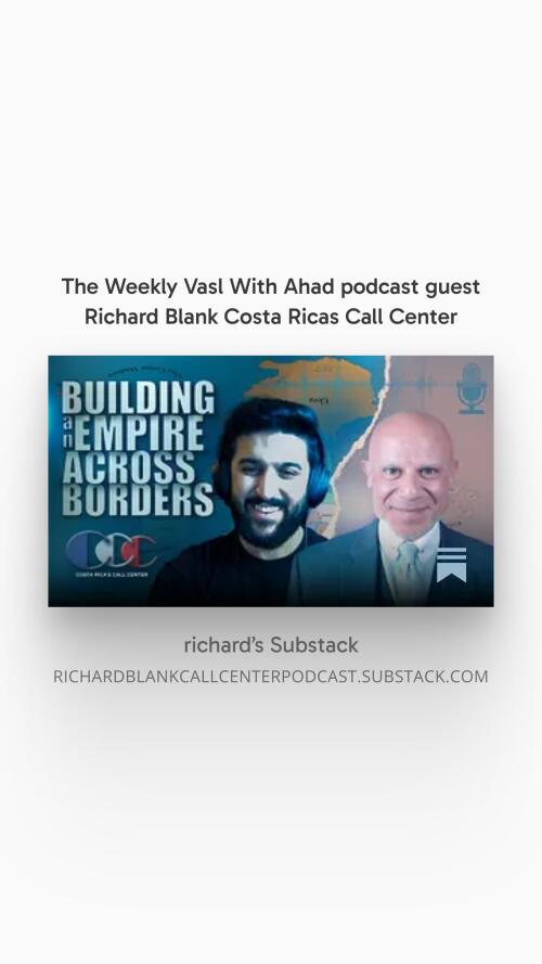 Vasl ignite your passion podcast guest Richard Blank Costa Ricas Call center.. (5)