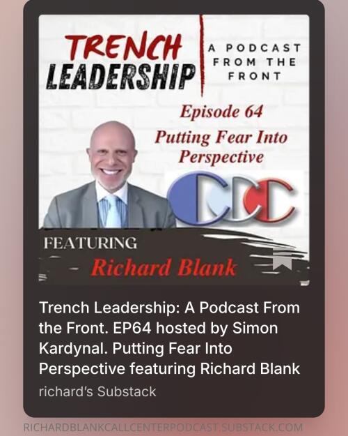 Trench Leadership Podcast guest Richard Blank Costa Ricas Call Center. (9)