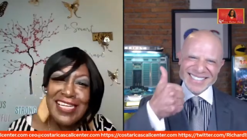 Vera Thomas Show guest telesales expert Richard Blank Costa Ricas Call Center (23)