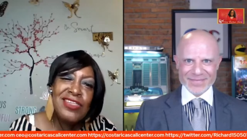 Vera Thomas Show guest telesales expert Richard Blank Costa Ricas Call Center (11)