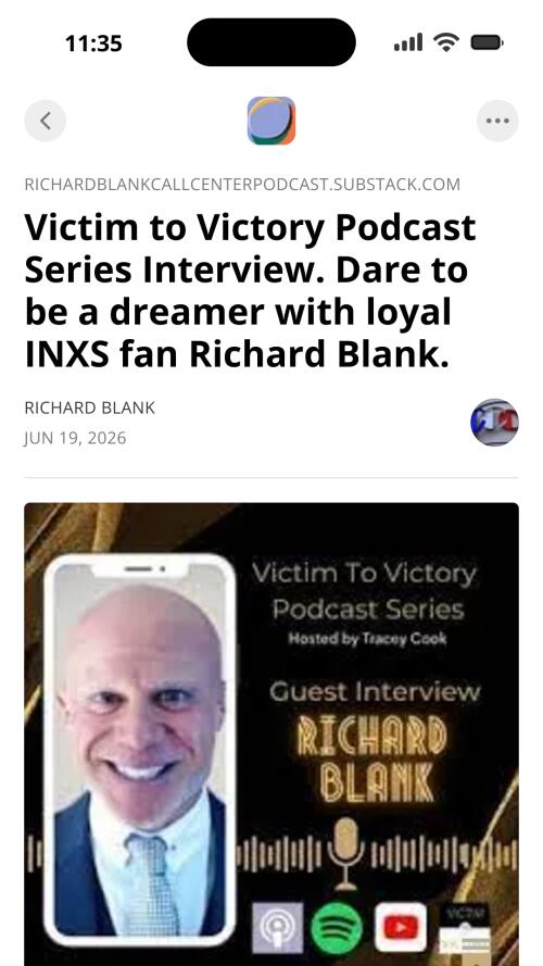 Victim to Victory Podcast Guest Richard Blank Costa Ricas Call Center.. (4)