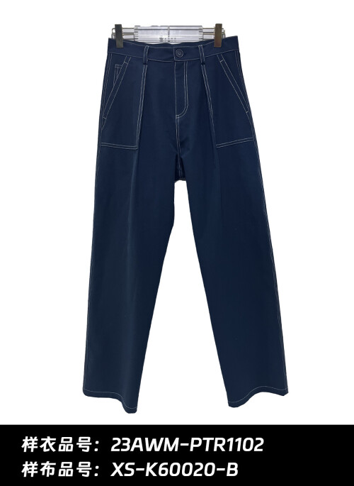 14 024 024 1 23AWM PTR1102 23AWM PTR1102 720#深灰蓝 正面 任少强 长裤