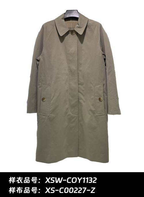 11 021 2 021 1 XSW COY1132 XS CO0227 Z 绿卡其 杨宇峰 正面 长外套 new