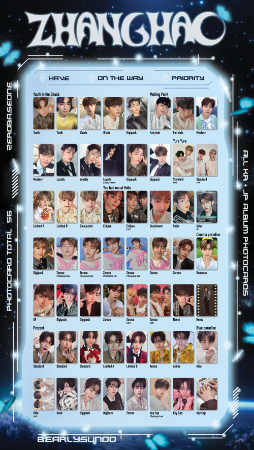 zh all album kr+jp template