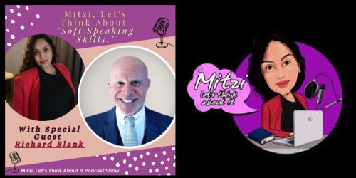 Mitzi Lets think about it podcast guest educator Richard Blank Costa Ricas Call Center
