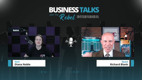 Business talks with the rebel entrepreneur podcast outsourcing trainer guest Richard Blank