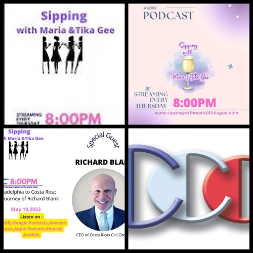 Sippin with Maria and Tike Gee podcast. Season 2 reunion special with Richard Blank