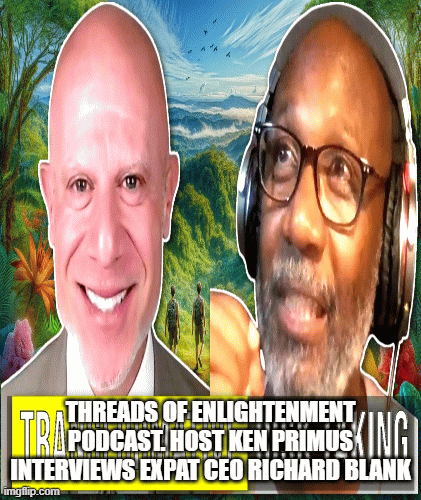 Threads of Enlightment podcast guest Richard Blank Costa Ricas Call Center