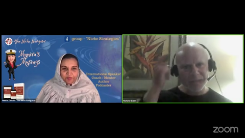 Munira Musings Podcast guest Richard Blank Costa Rica's Call Center.