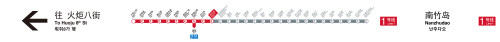 行车方向线路图南竹岛01