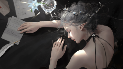 【哲风壁纸】cg美女 CG美女插图(1)