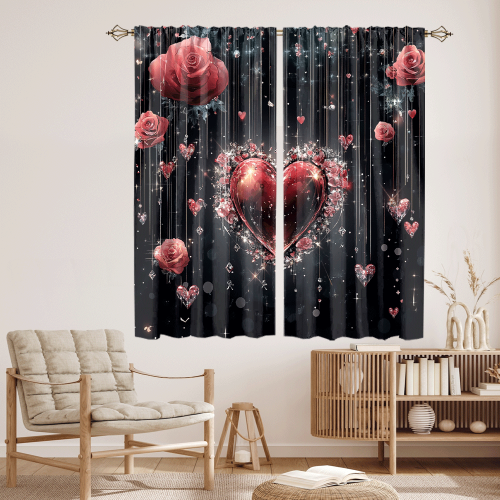 Watercolor Valentines Day Love Print Modern Glitter Diamond Design Moon Crown Theme CGCL 4