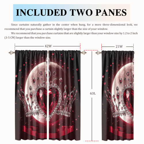 Abstract Valentines Day Love Print Rustic Glitter Diamond Design Moon Crown Theme CGCL 2 3