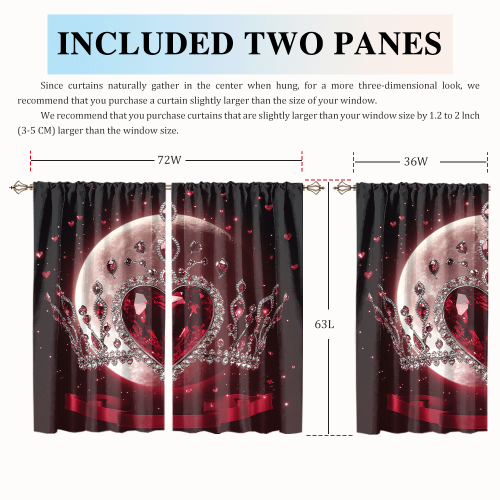 Abstract Valentines Day Love Print Rustic Glitter Diamond Design Moon Crown Theme CGCL 2 7