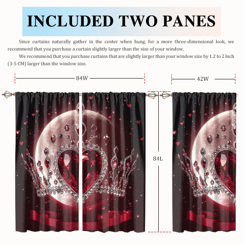 Abstract Valentines Day Love Print Rustic Glitter Diamond Design Moon Crown Theme CGCL 2 8