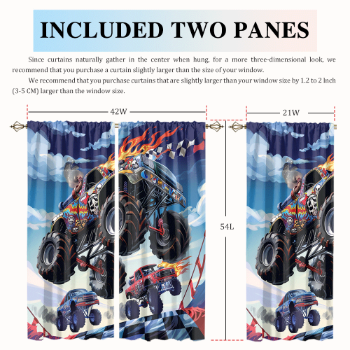 Cool Cartoon Monster Truck Modern Racing Black White Plaid Anime Monster Trucks CGCL 2 2