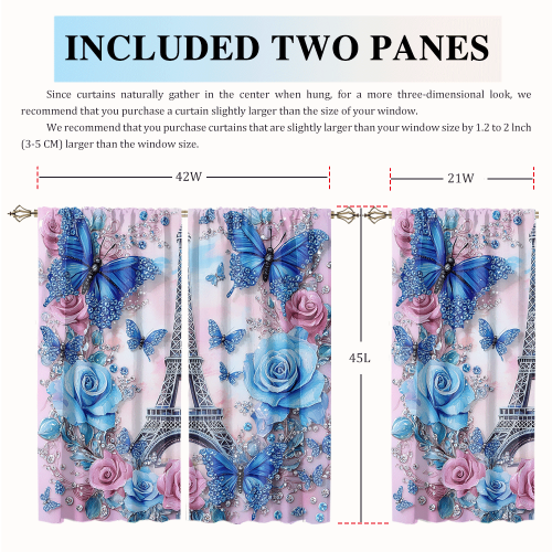 Modern Eiffel Tower Butterfly Rustic Spring Romantic Paris Rose Print Florals CGCL 2 1