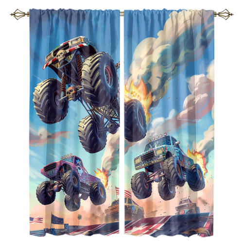 Modern-Cartoon-Monster-Truck-Watercolor-Racing-Black-White-Plaid-Anime-Monster-Trucks-CGCL-1-6-2f299c7086e0f6302b2922b14e6359f8.png