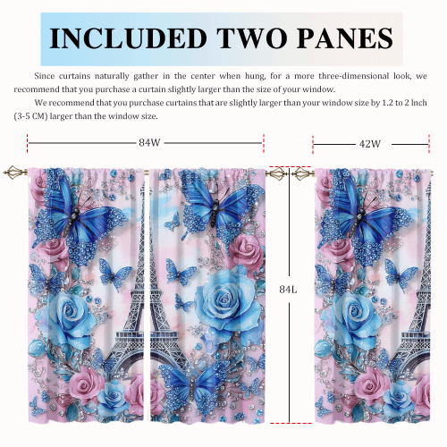 Modern Eiffel Tower Butterfly Rustic Spring Romantic Paris Rose Print Florals CGCL 2 8