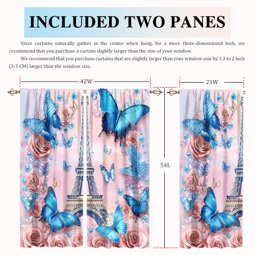 Modern Eiffel Tower Florals Watercolor Romantic Paris Spring Rose Print Butterfly CGCL 2 2