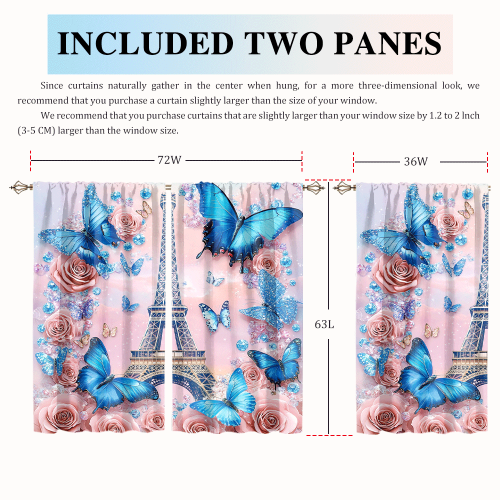 Modern Eiffel Tower Florals Watercolor Romantic Paris Spring Rose Print Butterfly CGCL 2 7